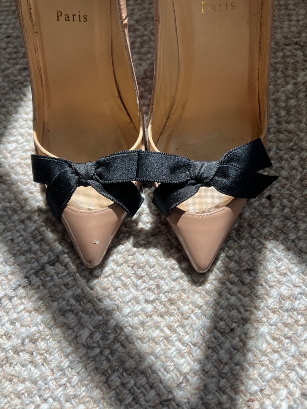 Christian Louboutin Patent Leather D'Orsay Pumps 37 - Picture 3 of 6